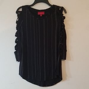 Jennifer Lopez strap sleeve top. NWOT